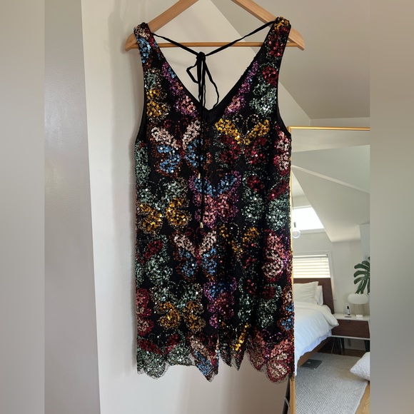 Free People Fly Me Away Sequin Mini Dress - Taylor Swift Eras Tour Outfit Idea! - Picture 5 of 7